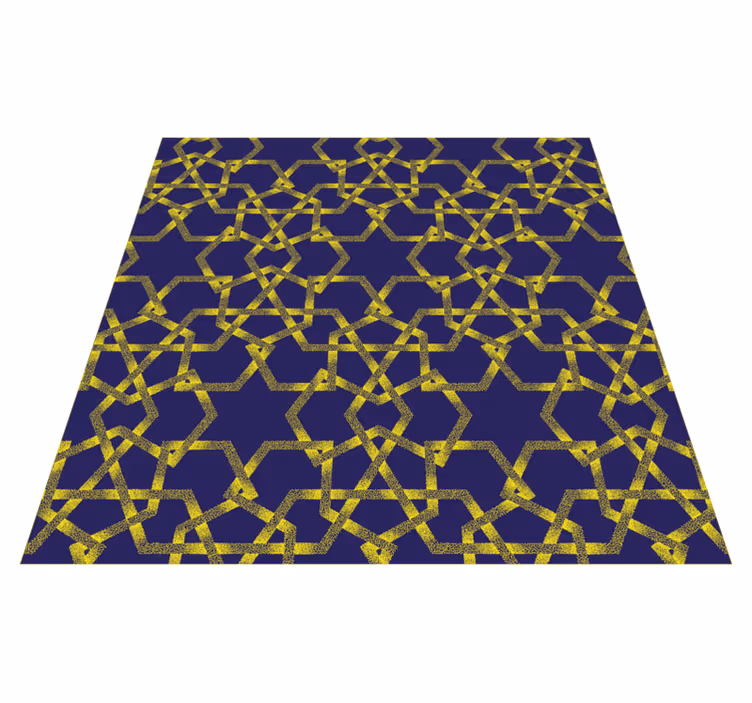 Geometric Bath Accent bathroom vinyl rug - TenStickers