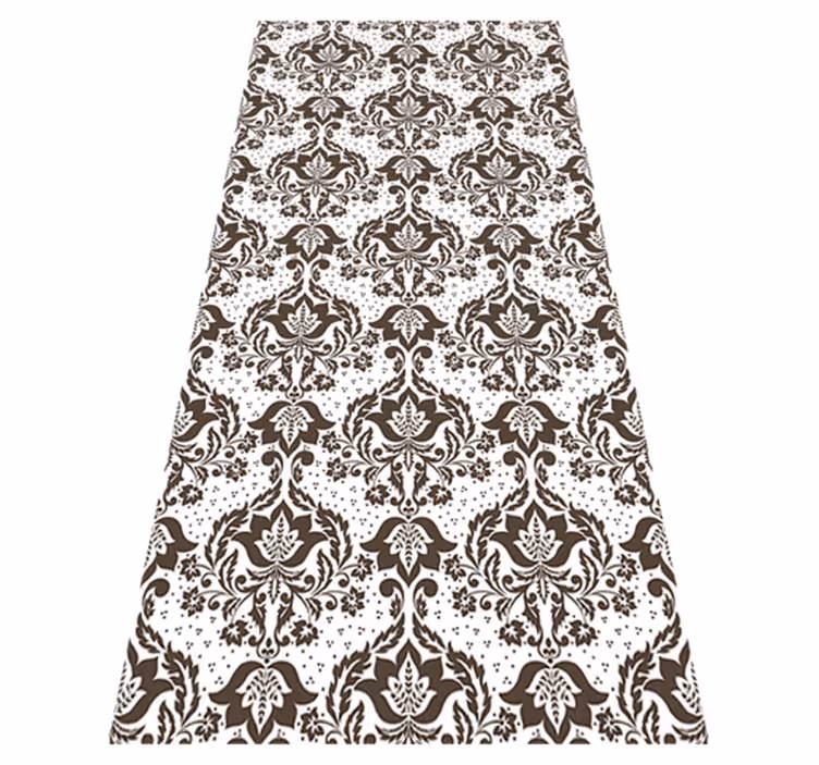 Ornamental flowers vintage vinyl rugs - TenStickers