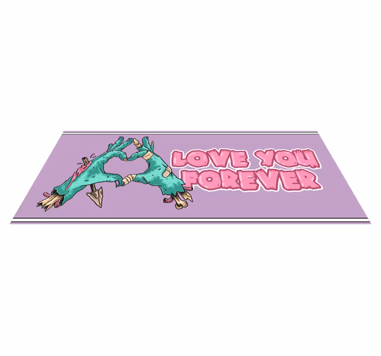 Affectionate Dinosaur Scene animal vinyl rug - TenStickers