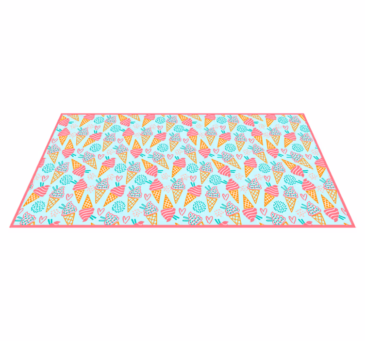 Ice Cream baby play vinyl mat - TenStickers