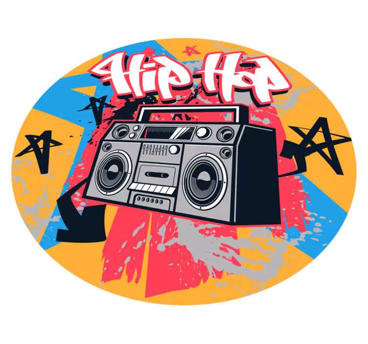 hip hop dancer bedroom rug - TenStickers