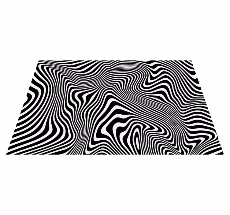 zebra pattern  animal vinyl rug - TenStickers