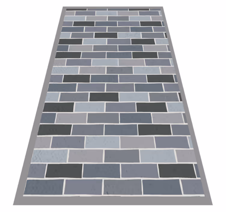 Brickwork Pattern vinyl rug - TenStickers