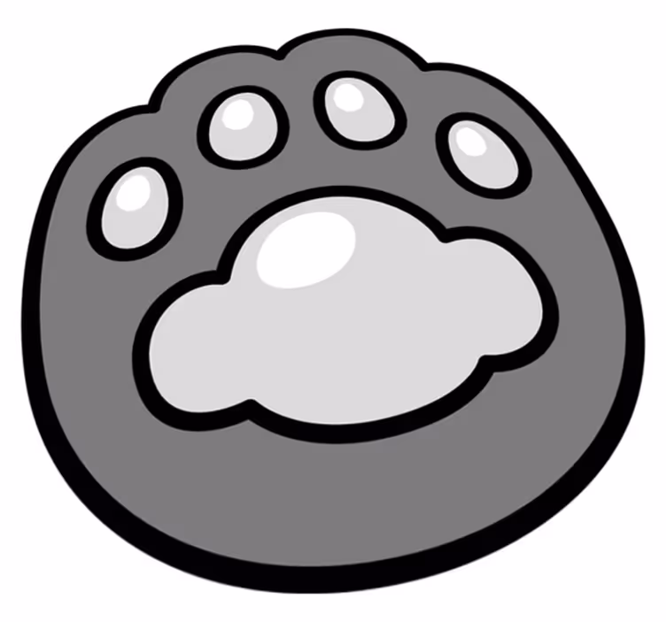 Black and white dogstooth animal print rug - TenStickers