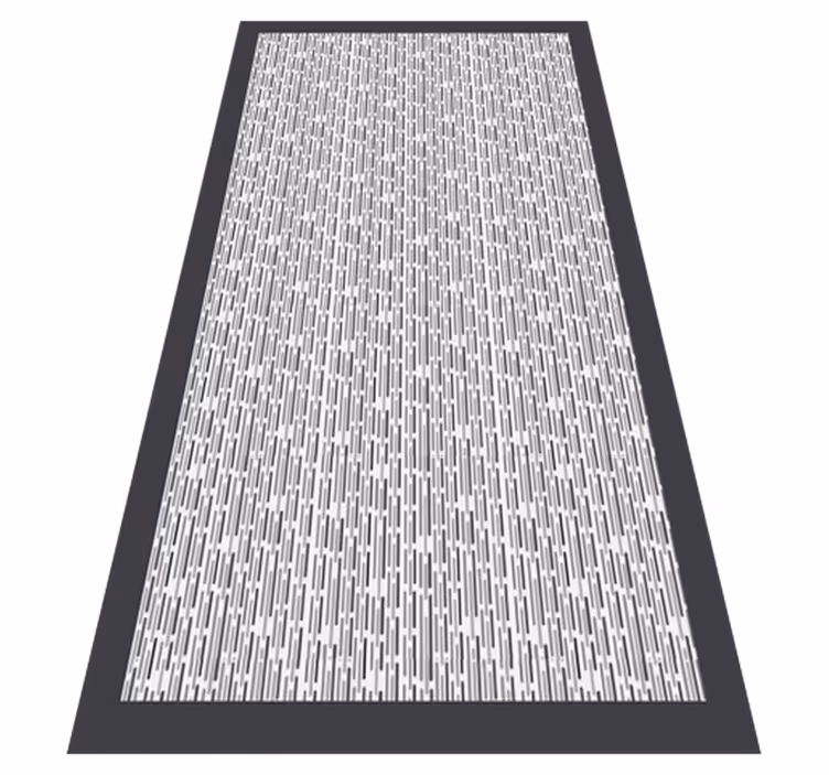 Dark grey ropes minimal rug - TenStickers