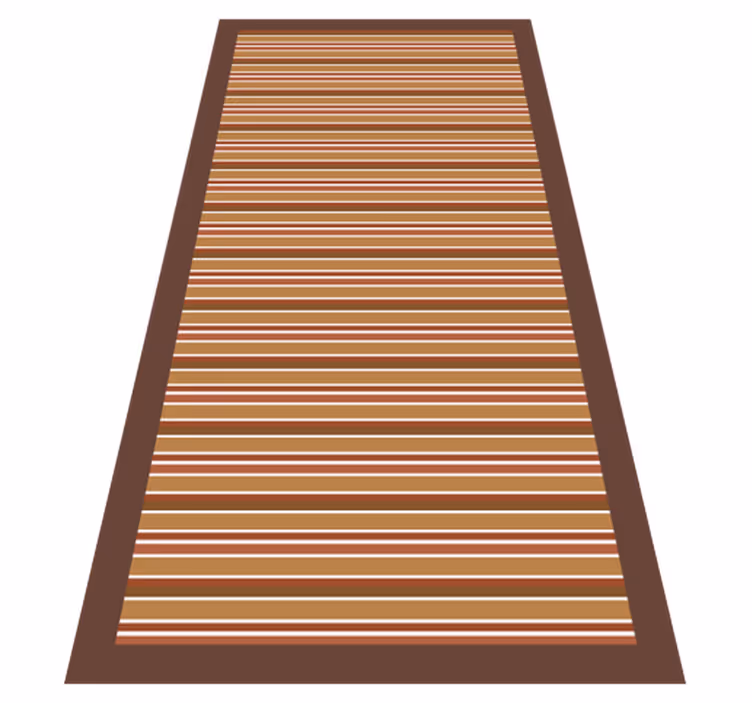 Brown ropes minimalist rug - TenStickers