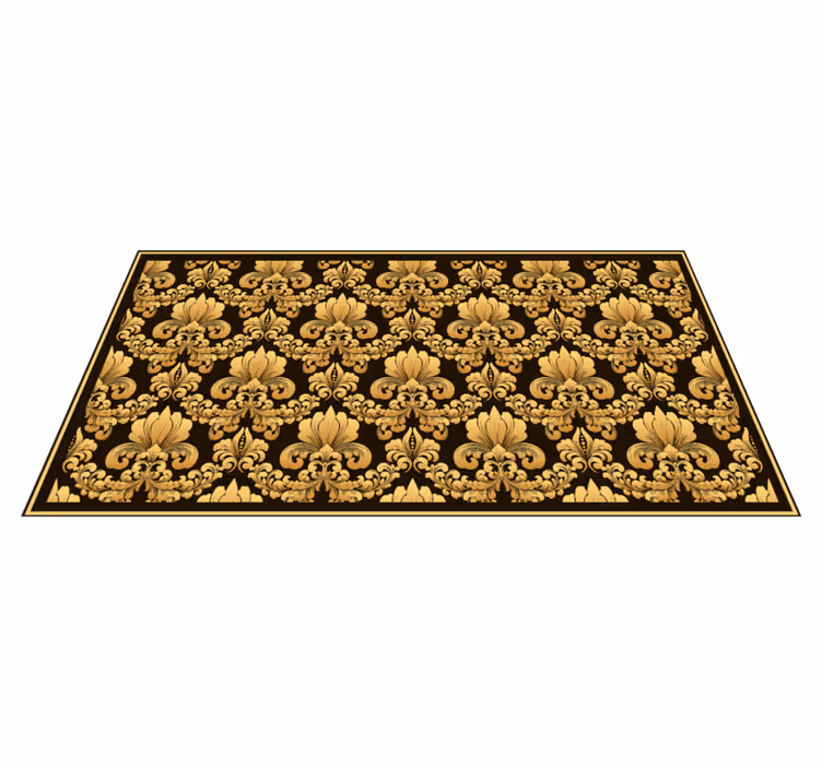classical luxury old fashioned damax tile rug - TenStickers