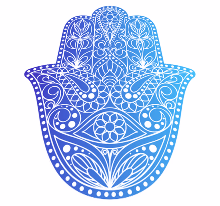 Mandala vinyl rug for mandala inspired decor - TenStickers