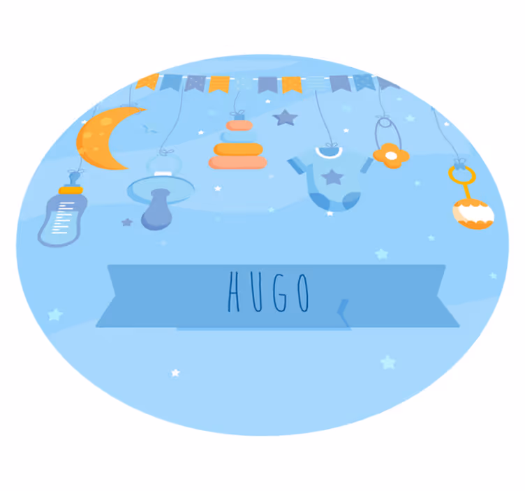 Customized nursery decor nursery vinyl rug - TenStickers