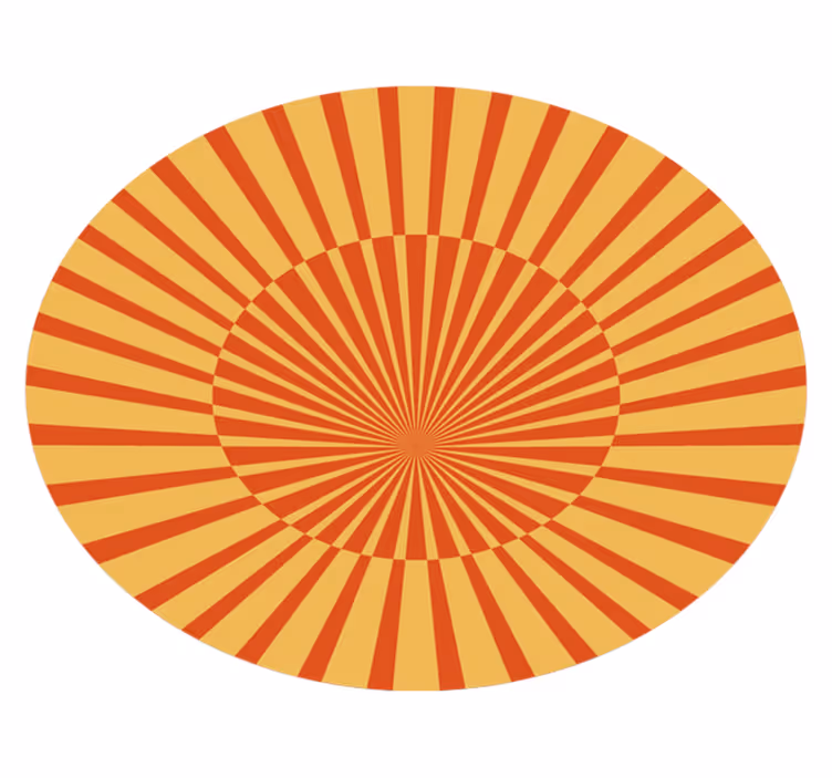 70's Sunshine vintage rug - TenStickers