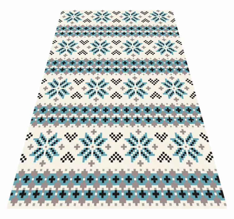 Mandala vinyl rug ethnic mandala design - TenStickers