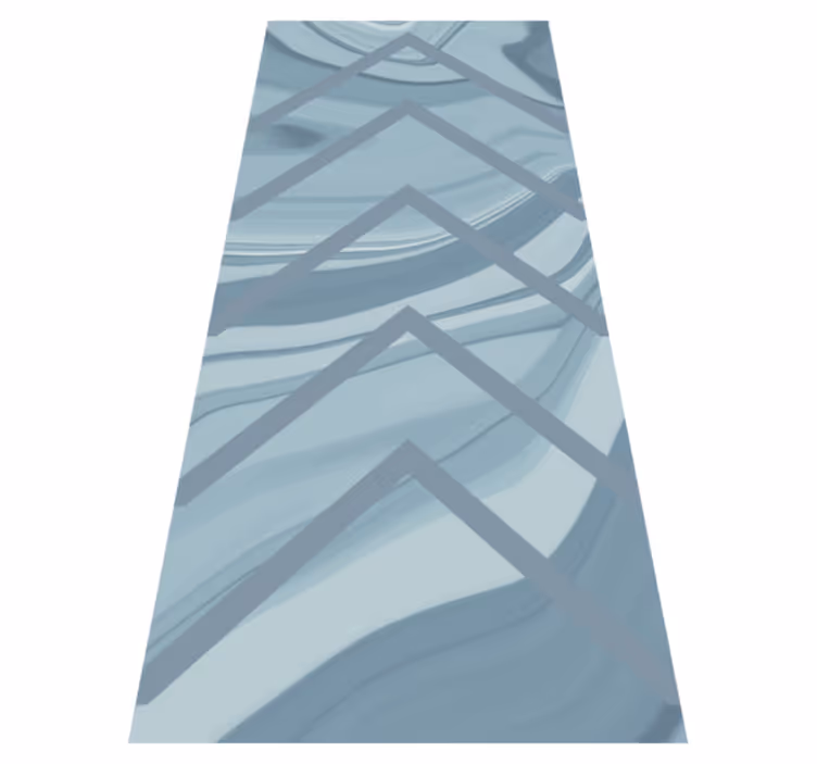 Marble Herringbone hallway runner - TenStickers