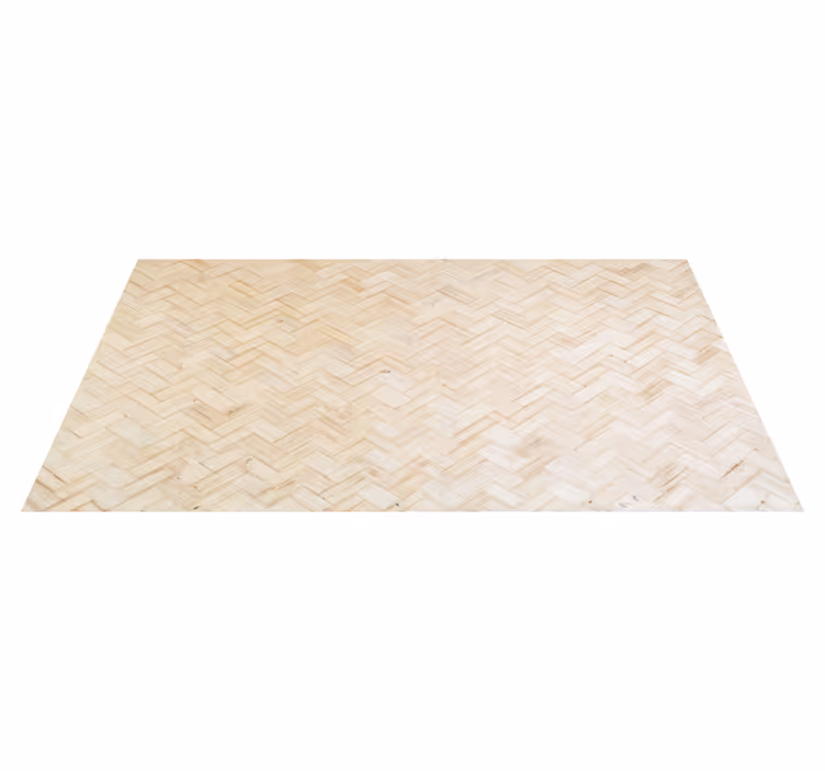 Herringbone Parquet textured vinyl rug - TenStickers