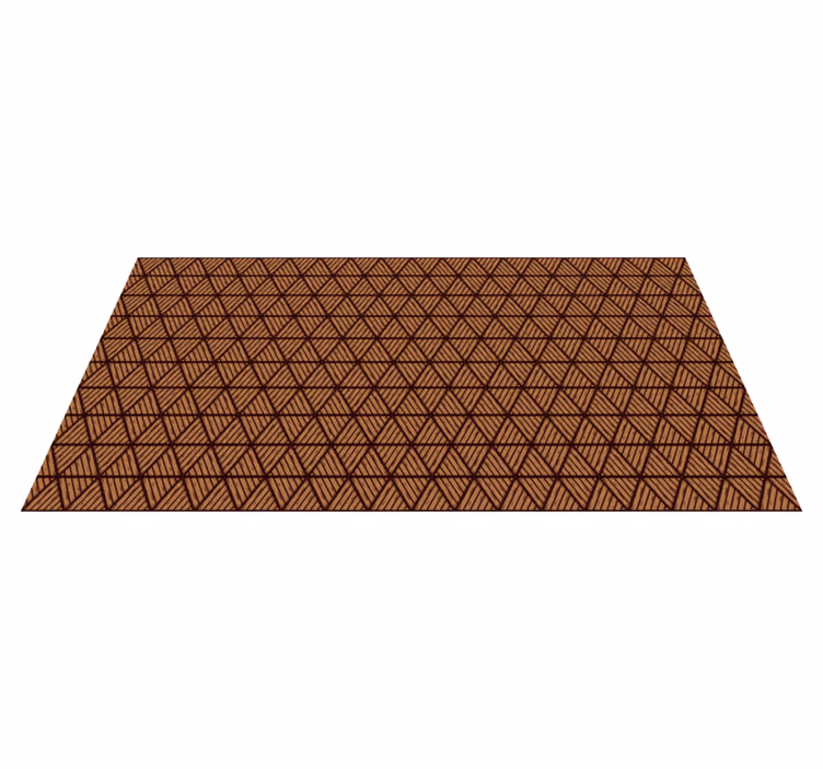 Geometric Textured Finish textured vinyl rug - TenStickers