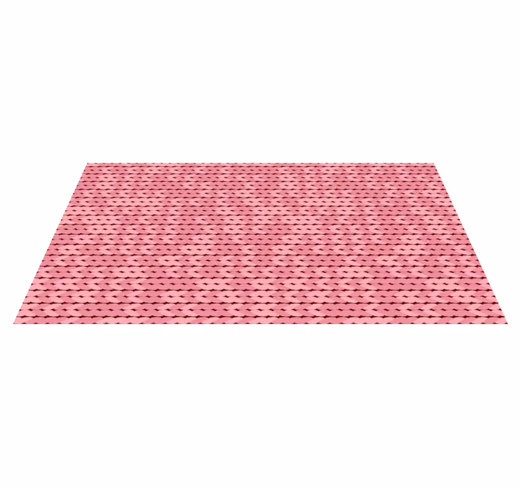Textured vinyl rug textured weave - TenStickers