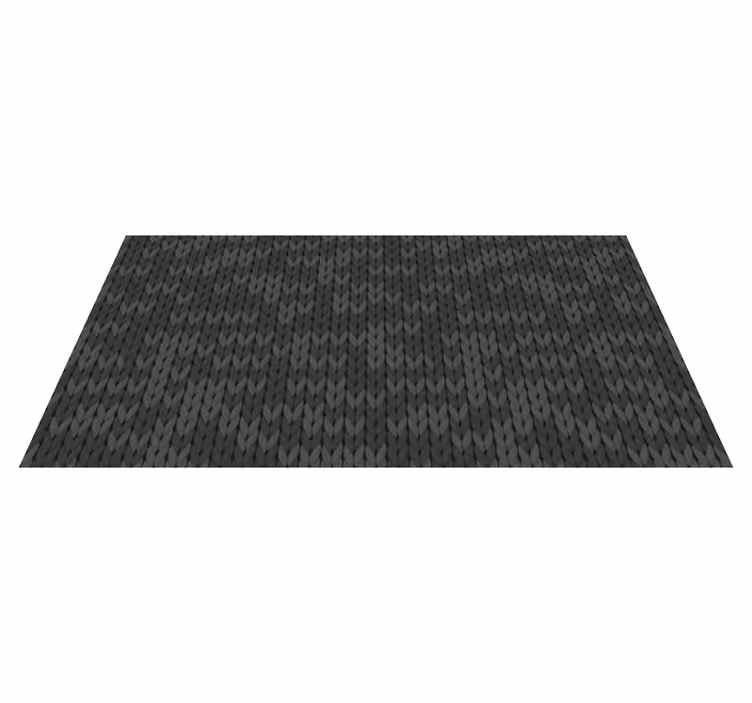 Monochrome Textured Finish textured vinyl rug - TenStickers