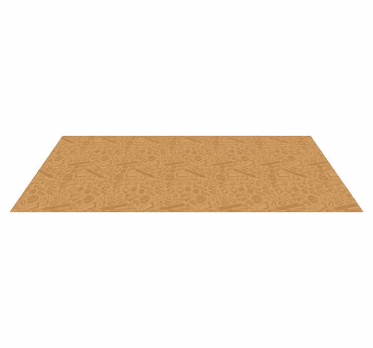 Textured kitchen coverage kitchen vinyl rug - TenStickers