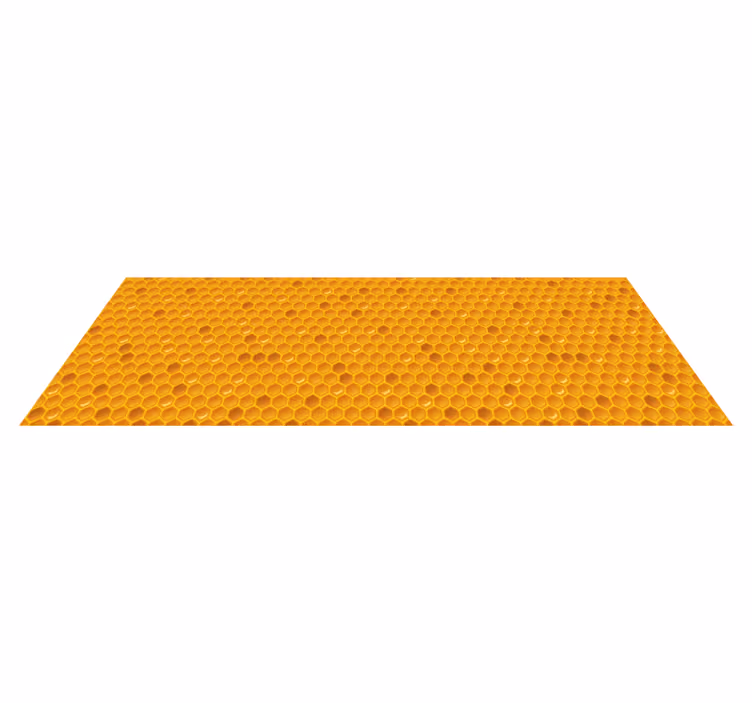 Honeycomb shapes kitchen floor tiles - TenStickers