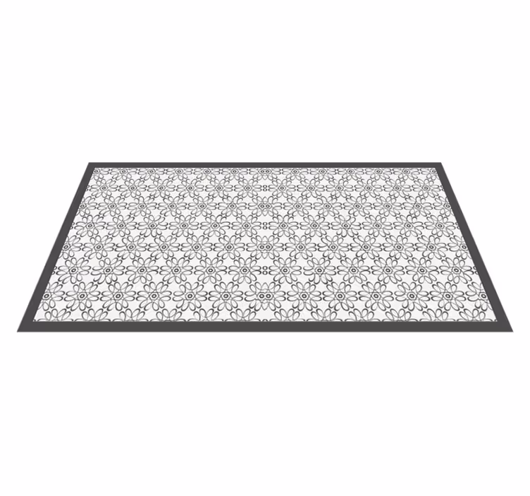 Plant and sheet modern rug - TenStickers