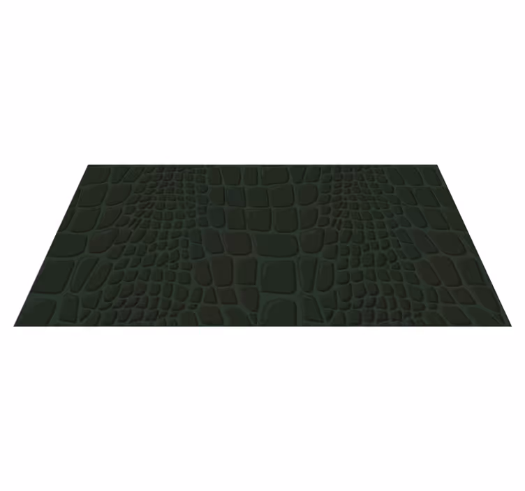 Crocodile skin animal print vinyl rug - TenStickers