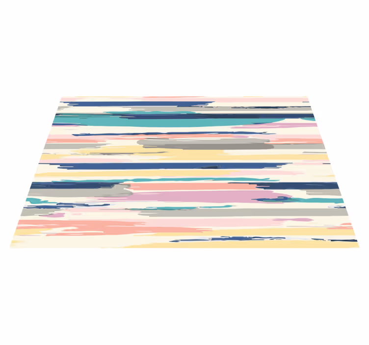 Abstract watercolour stripes stripes carpet - TenStickers