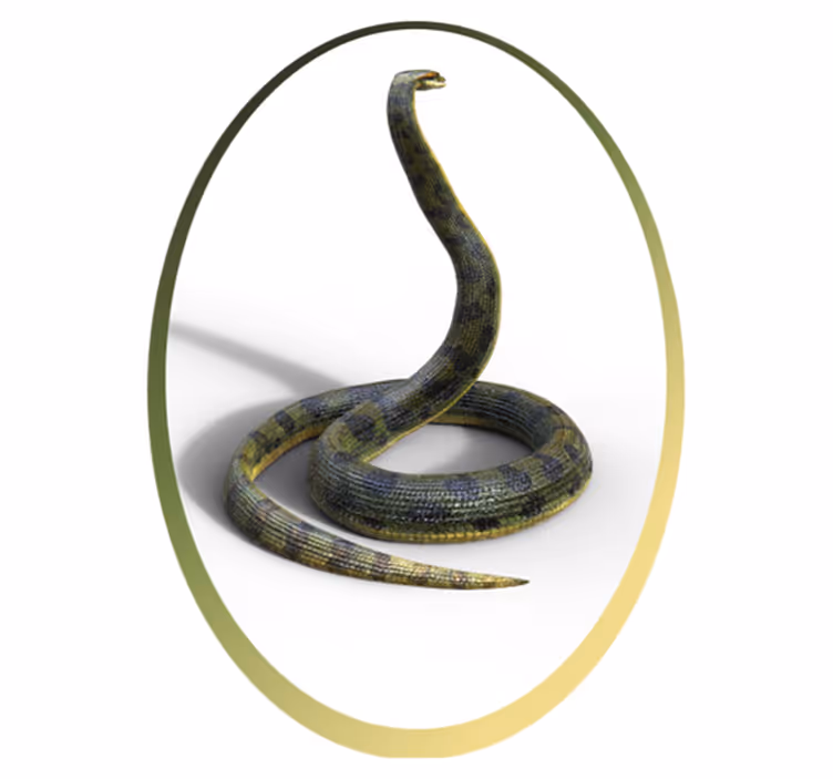 Realistic Snake animal rug - TenStickers