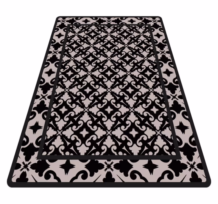 Tiled Beija vintage vinyl rug - TenStickers