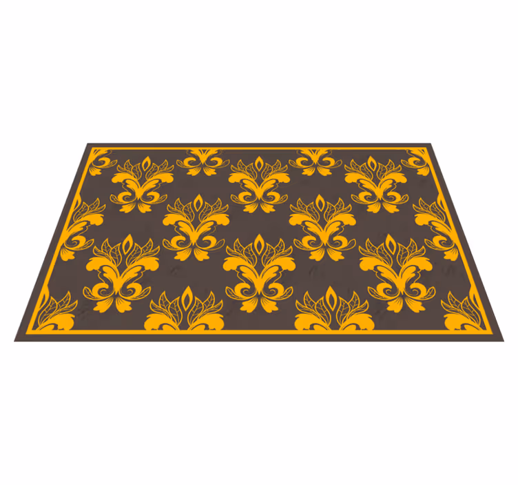VINTAGE VINYL FLOOR CLOTHS vintage rug - TenStickers