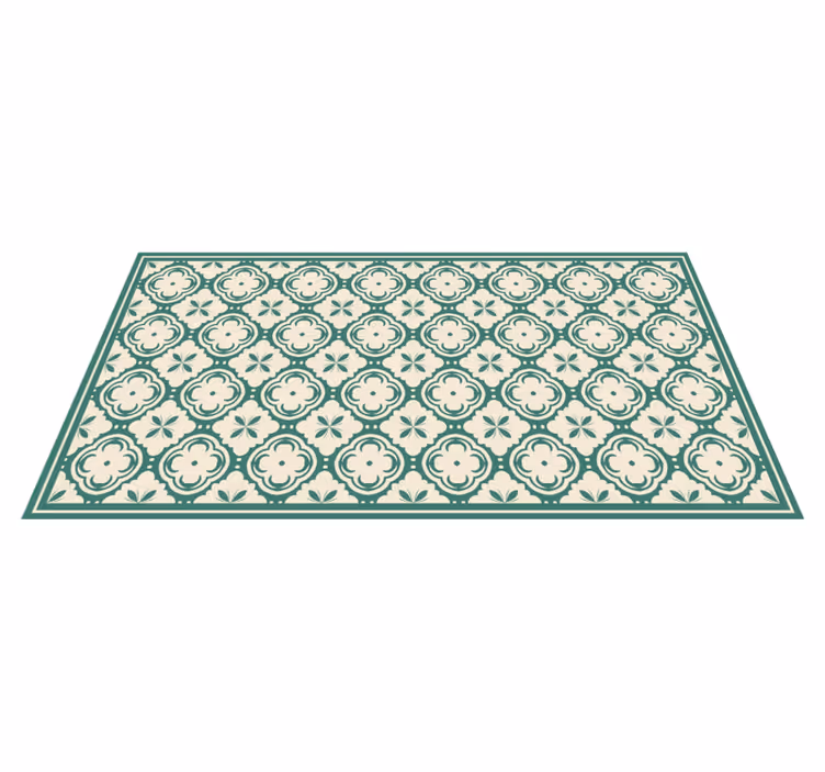 China cup area vintage rug - TenStickers