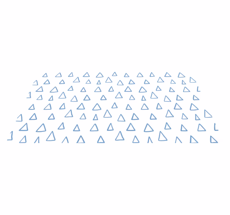 Triangle Patterned Design geometric vinyl rug - TenStickers
