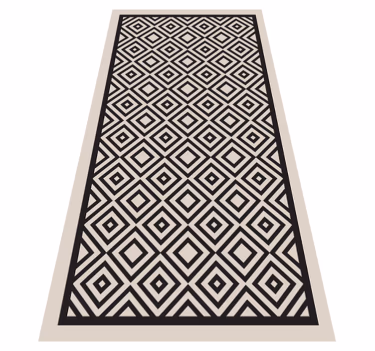 Bedroom vinyl rug mosaic a area rug - TenStickers