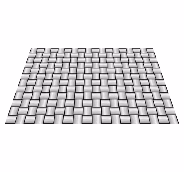 Wooden planks white gaps texture wood vinyl rug - TenStickers