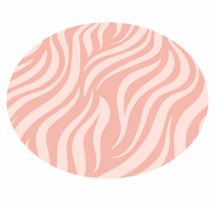 Pink giraffe animal print vinyl rug - TenStickers