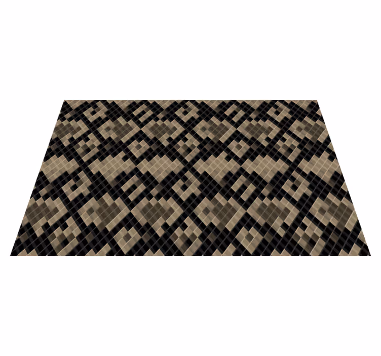 Snake design animal print vinyl rug - TenStickers