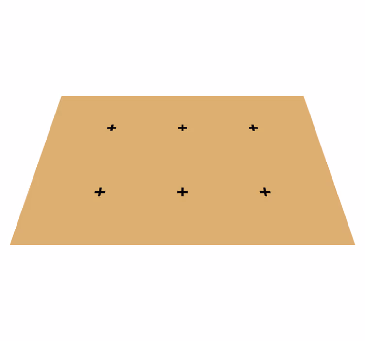 Simple beige design minimalist vinyl rug - TenStickers