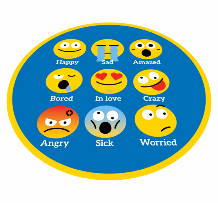 Emotion rug kids vinyl rug - TenStickers