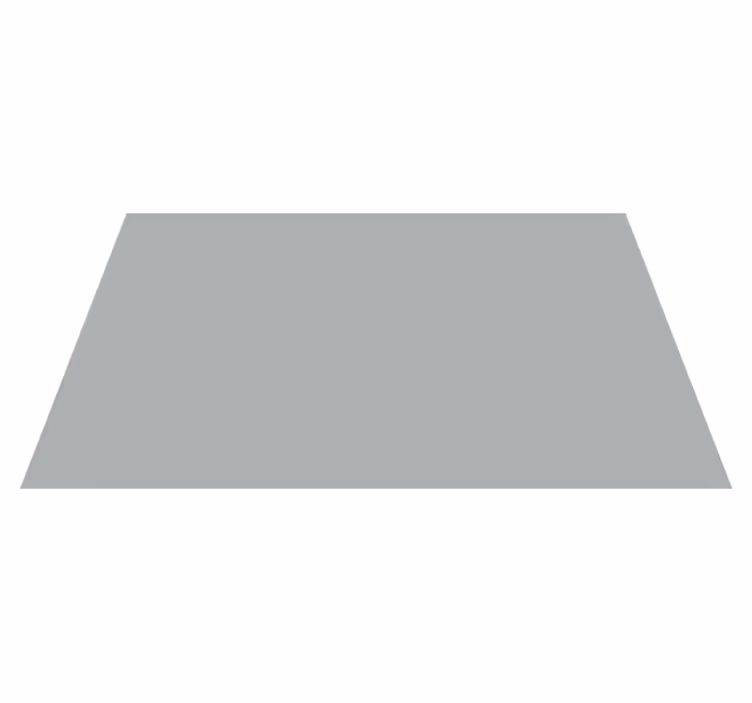 Grey rectangle modern vinyl rug - TenStickers