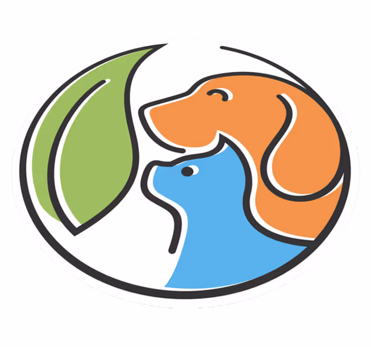 Conceptual animal faces animal vinyl rug - TenStickers