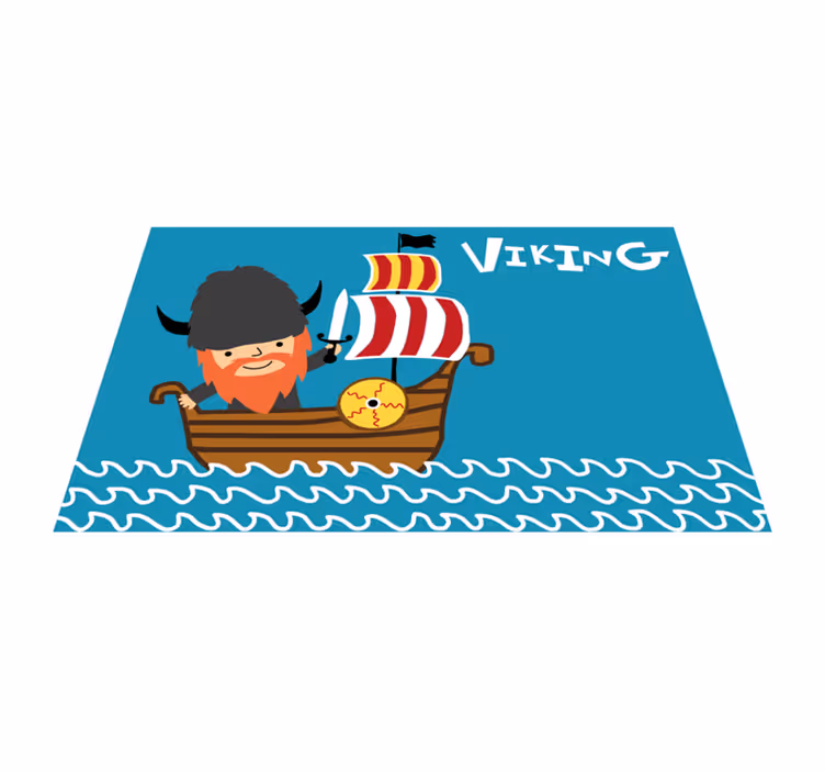 Viking adventure vinyl rug - TenStickers