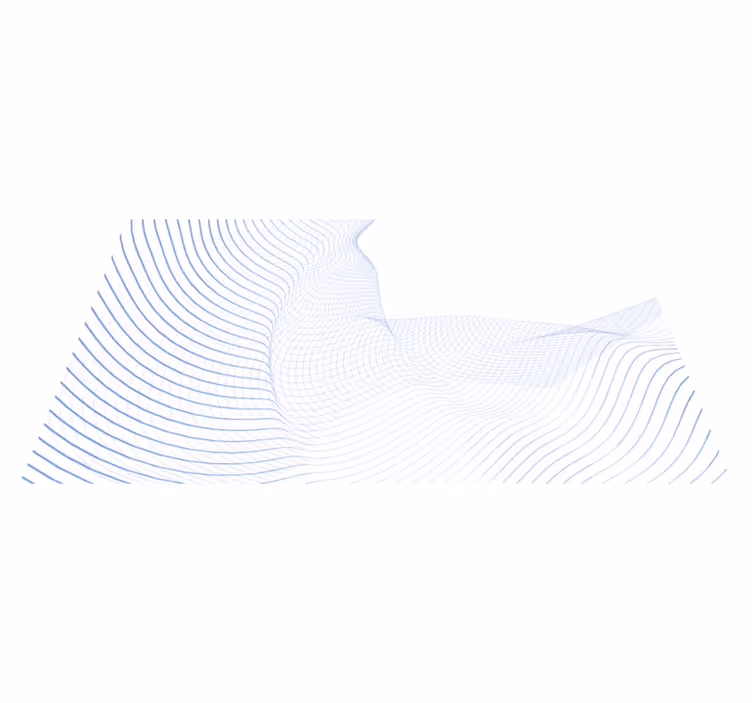 Stylish blue wavy lines modern rug - TenStickers