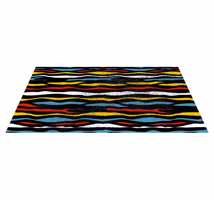 Vintage zebra pattern vintage rug - TenStickers