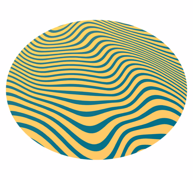 Twisted stripes  vintage rug - TenStickers
