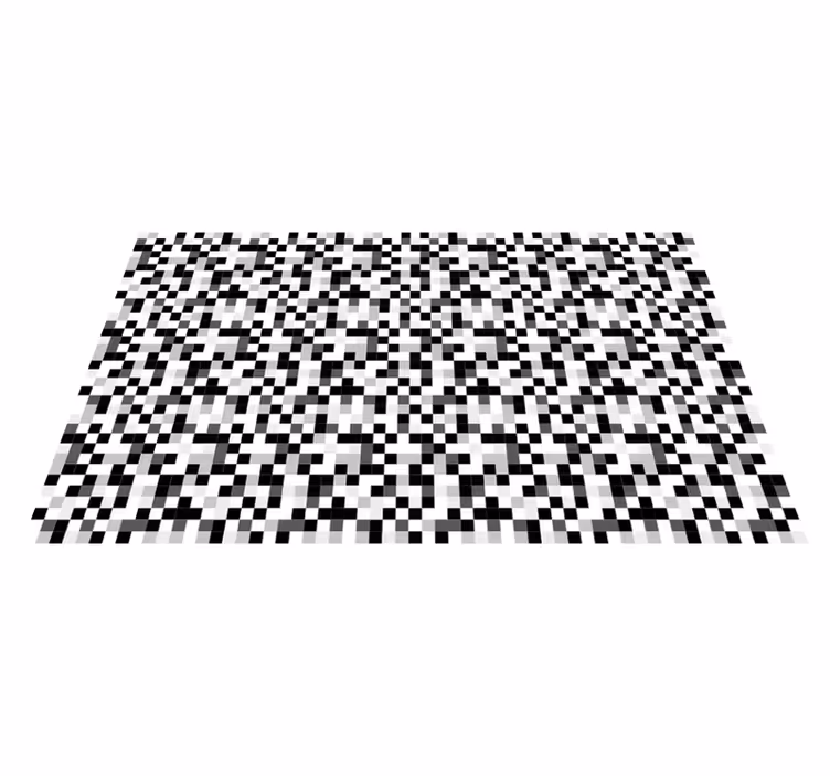 Pixelated Pattern teenager vinyl rug - TenStickers