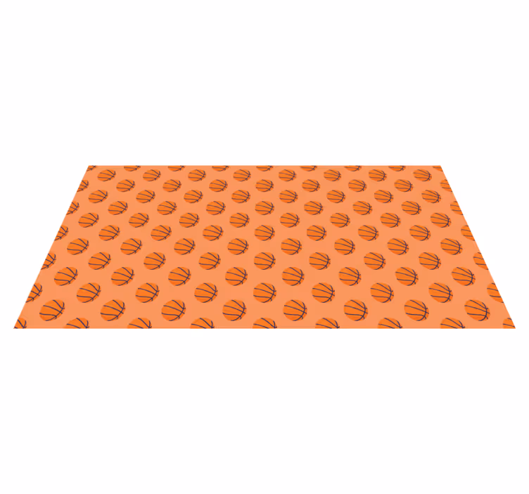 Basketball Concept gaming vinyl rug - TenStickers