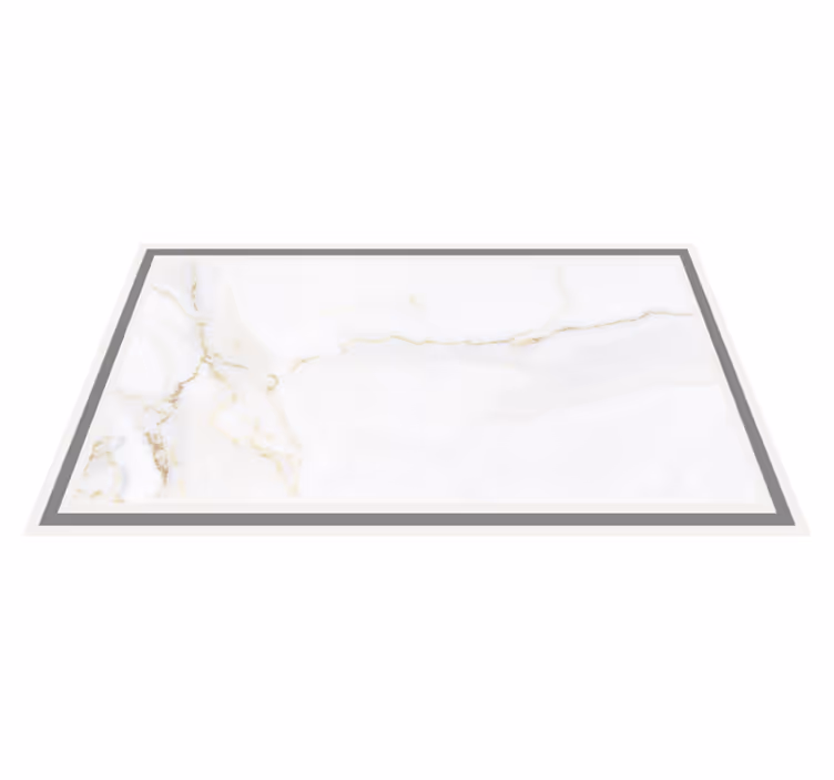 Simple white stone texture tile carpet - TenStickers