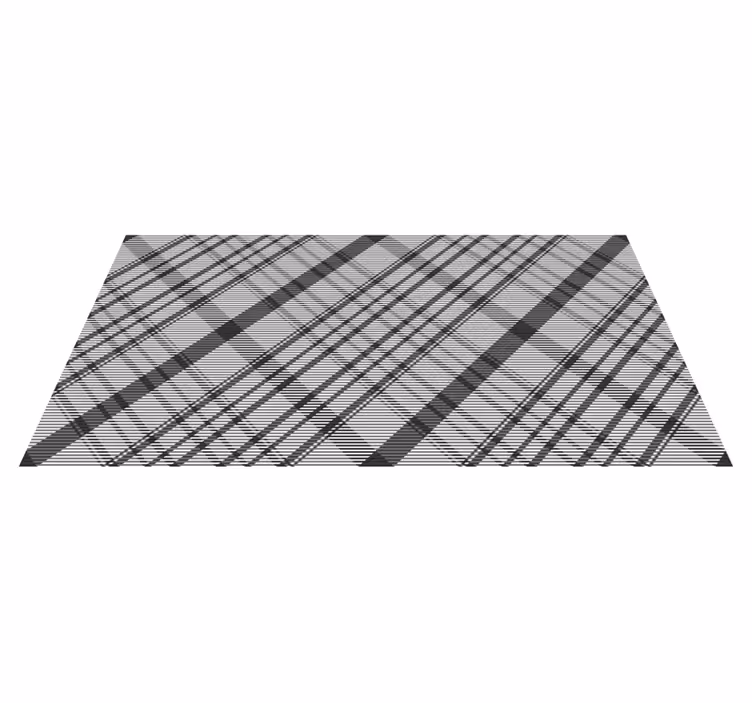 Single colour stripes vinyl rug - TenStickers