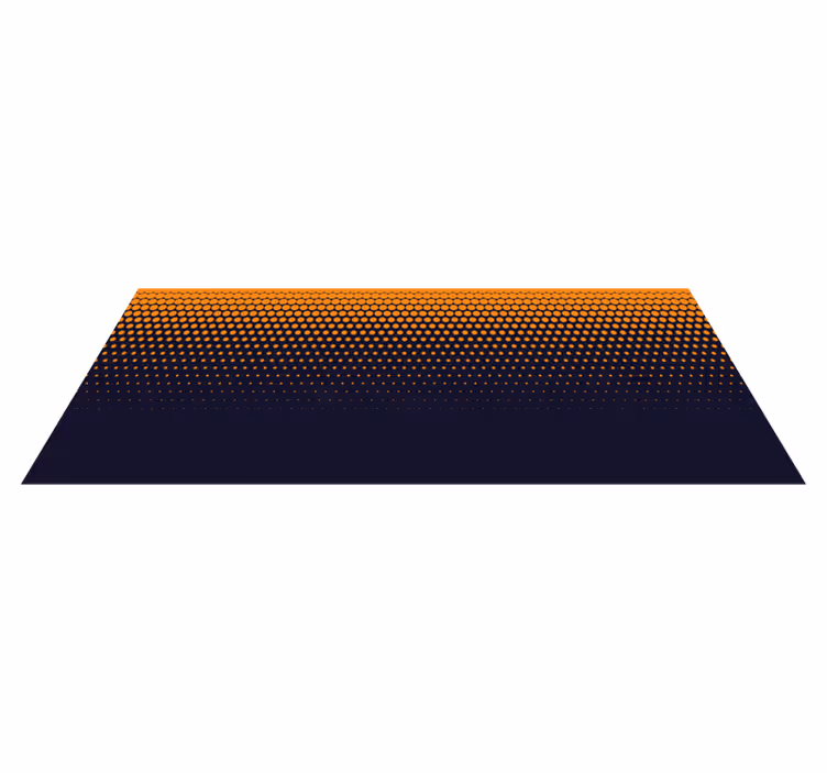 Blue and yellow color gradient modern rug - TenStickers