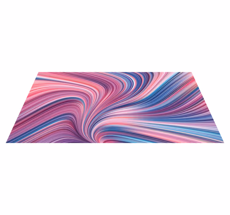 Abstract paintings with marbling  modern rug - TenStickers