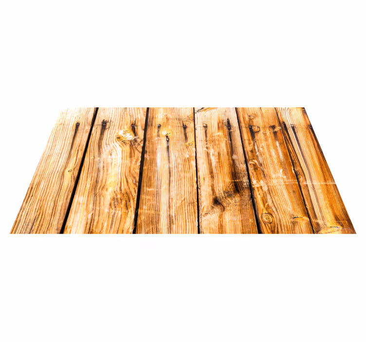Rustic classic planks wood vinyl rug - TenStickers