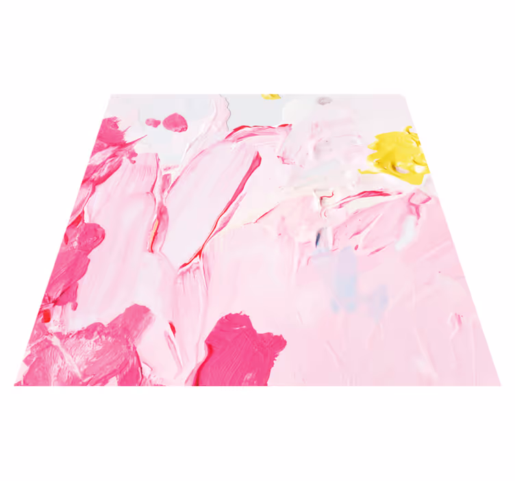 Teenager vinyl rug with abstract brushstrokes design - TenStickers